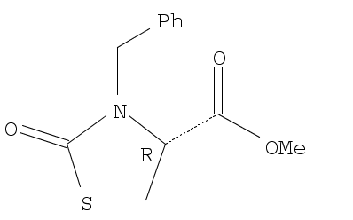 4-Thiazolidinecarboxylic acid, 2-oxo-3-(phenylmethyl)-, methyl ester, (4R)-